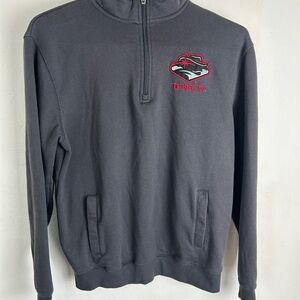 UNLV Colosseum Dark Gray UNLV Zip-Up Men's Sweater